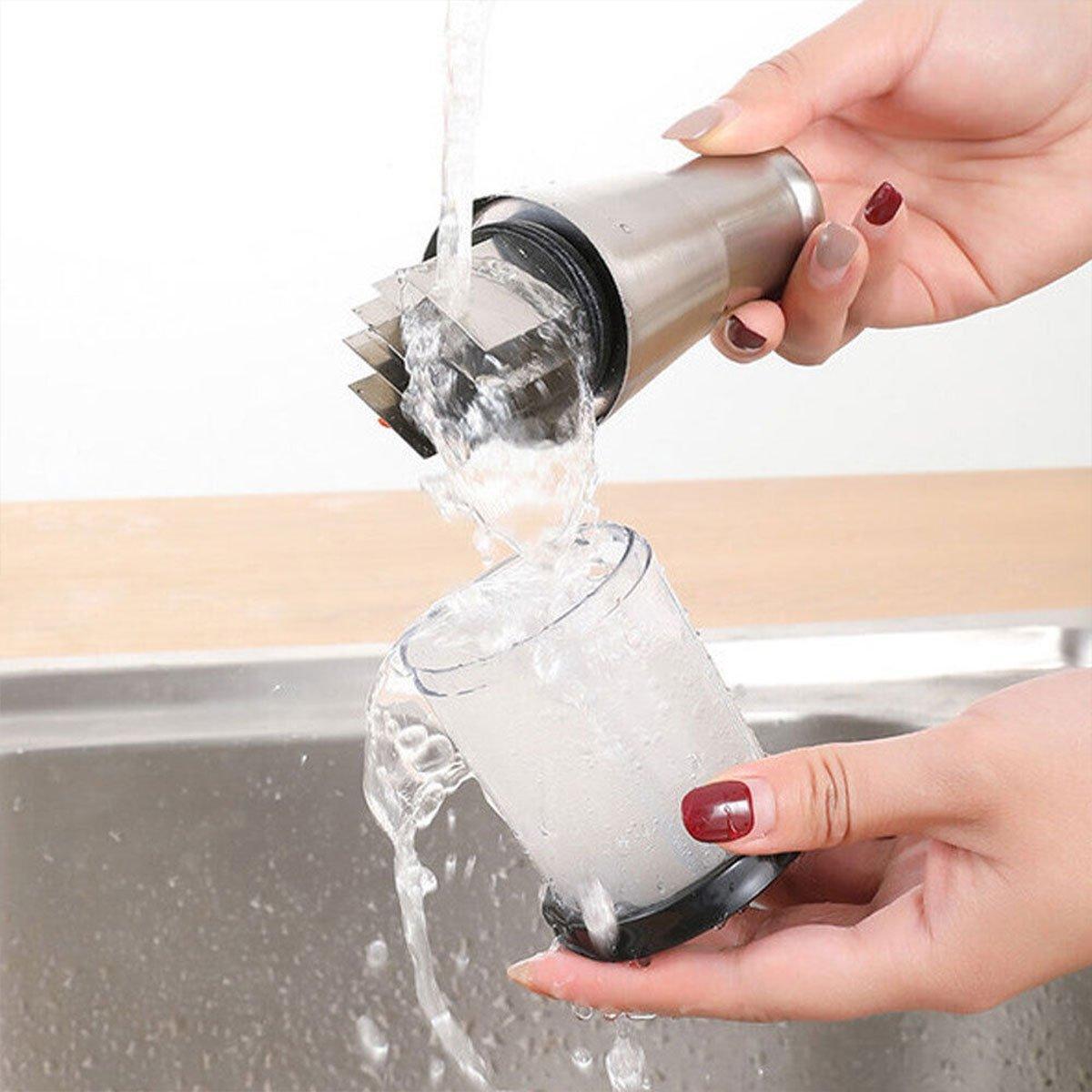 Stainless Steel Garlic Press for Kitchen Prep – Product View 8