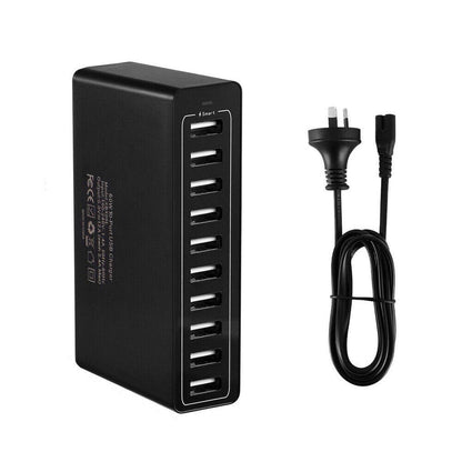 10 Port USB Charging Station with 60W Output