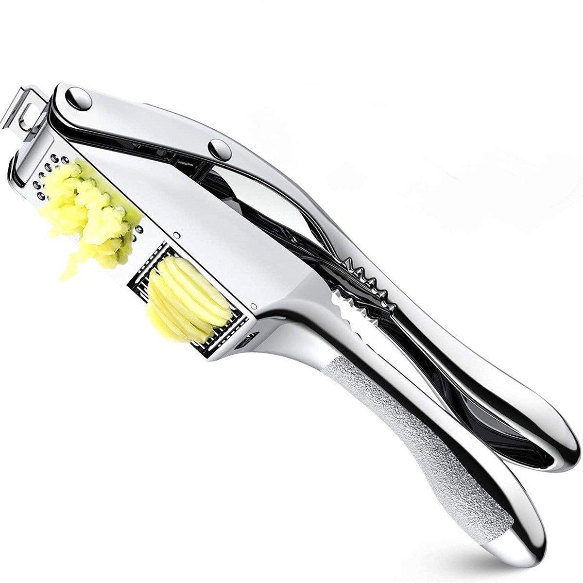 Aluminium Alloy Garlic Press with Dual Function