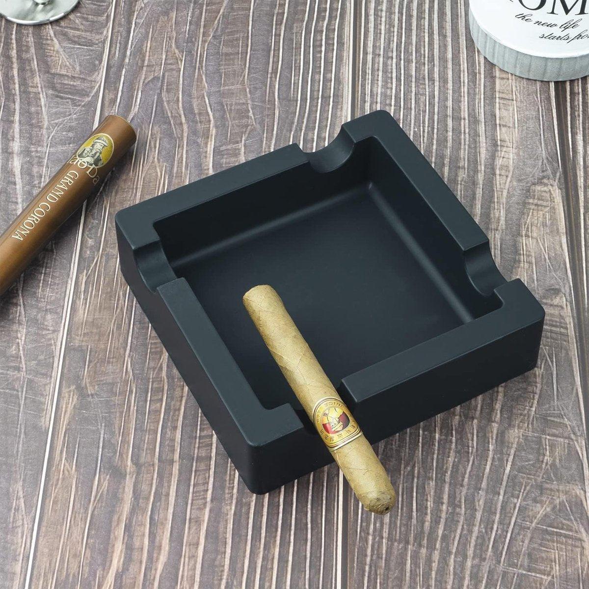 Square Silicone Cigar Ashtray with Large Capacity – Product View 7