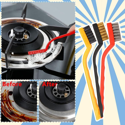 6 Pcs Gas Stove Cleaning Brush Set for Kitchens – Product View 12