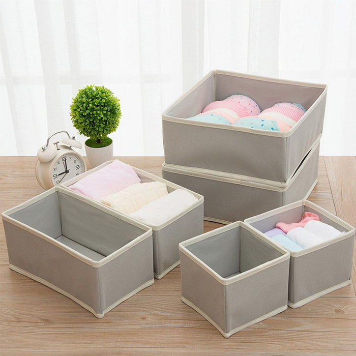 6 Pcs Foldable Fabric Storage Boxes for Garments – Product View 14