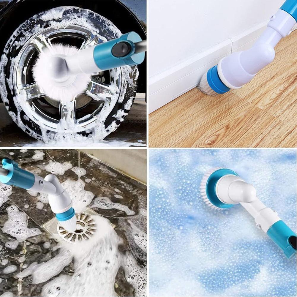 Electric Spin Scrubber with 3 Brush Heads – Product View 9