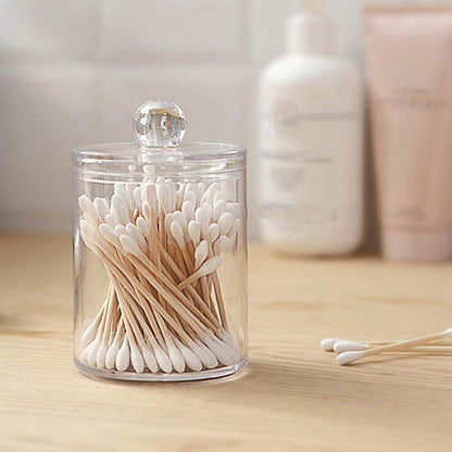 4 Pcs Clear Cotton Pad and Swab Storage Box Set – Product View 10