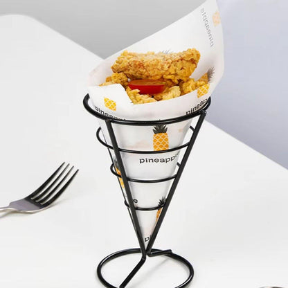 2 Pcs Cone Snack Baskets for Fries and Sides – Product View 7