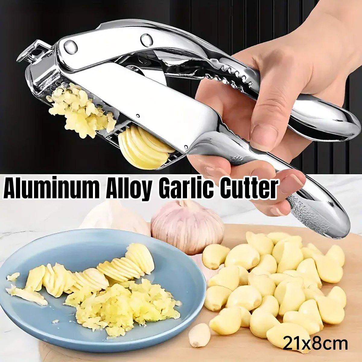 Aluminium Alloy Garlic Press with Dual Function – Product View 2