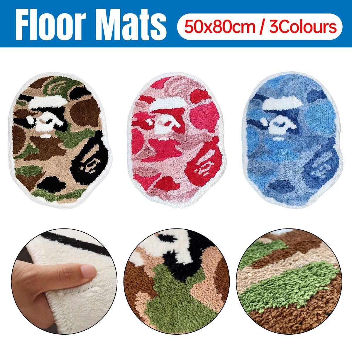 Mushroom Bathroom Mat 50 × 80 cm in 3 Colours – Product View 2