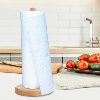 Beech Wood Paper Roll Holder for Countertop – Product View 13