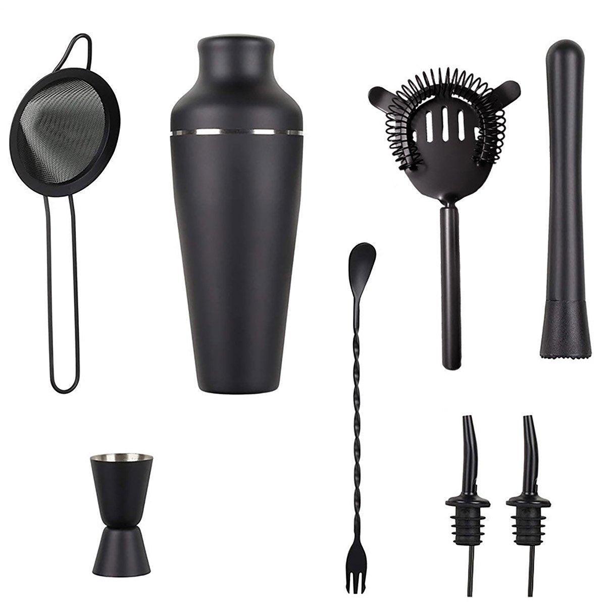 8 Pcs Cocktail Shaker Set with 700ml Shaker