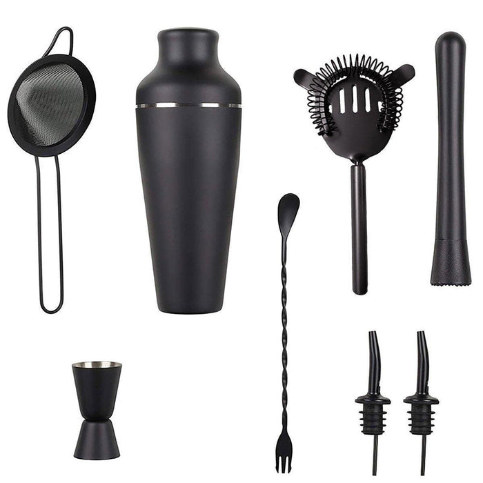 8 Pcs Cocktail Shaker Set with 700ml Shaker