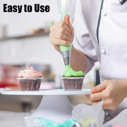 5x Large Cream Icing Piping Nozzles Set Kit Pastry Tips DIY Cake Decorating Tool