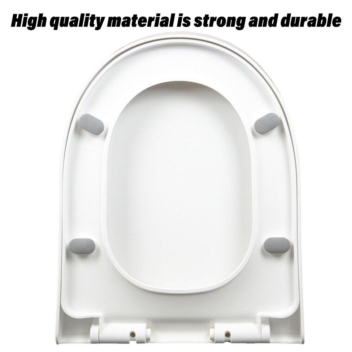 U Shaped Soft Close Toilet Seat with Universal Fit – Product View 5