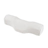Contoured Memory Foam Neck Pillow 45x15cm — White