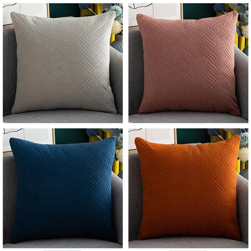 Velvet Cushion Cover in 10 Solid Colour Options – Product View 9