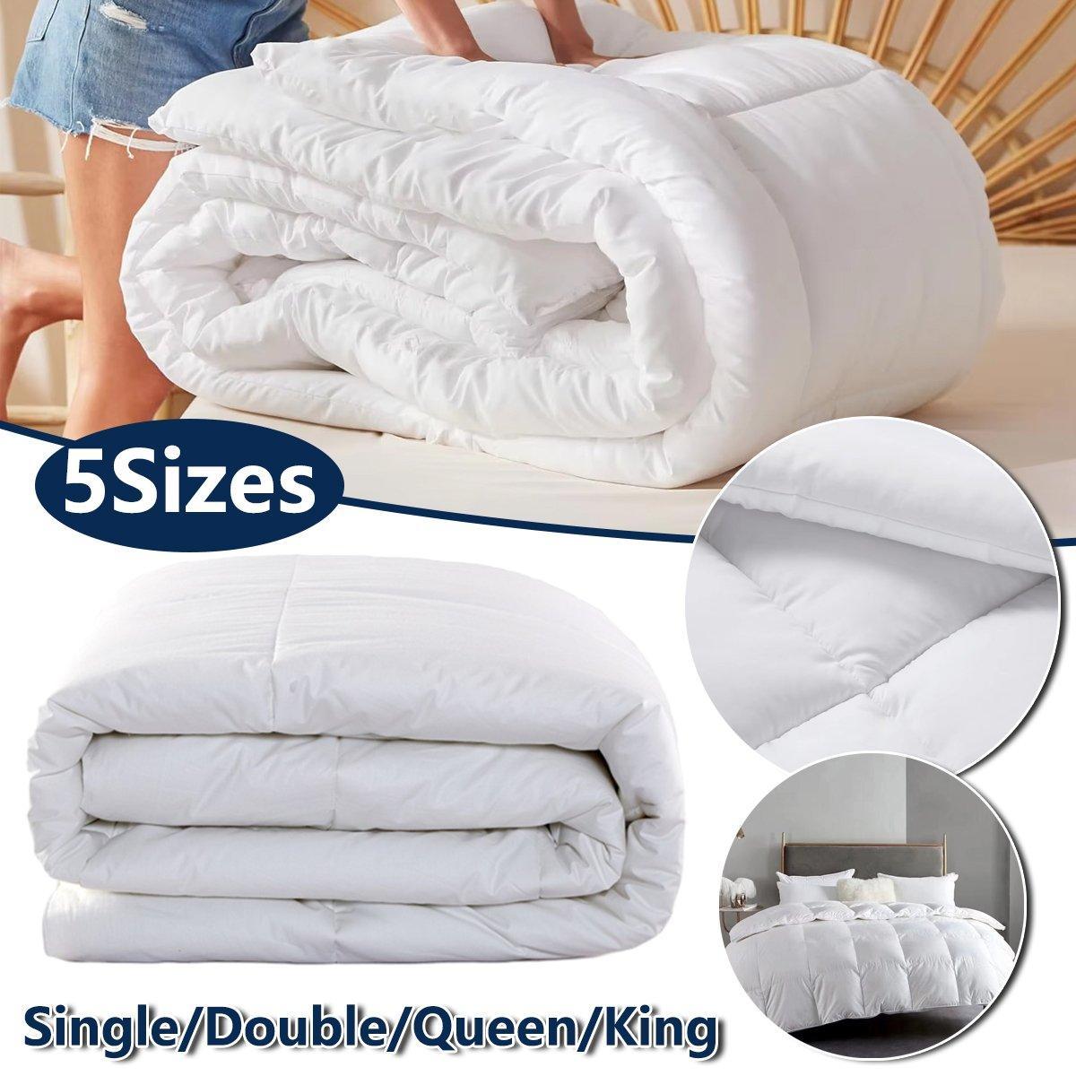 Microfiber Down Alternative Comforter Luxury Hotel Quality Quilt