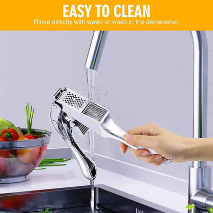 Aluminium Alloy Garlic Press with Dual Function – Product View 6