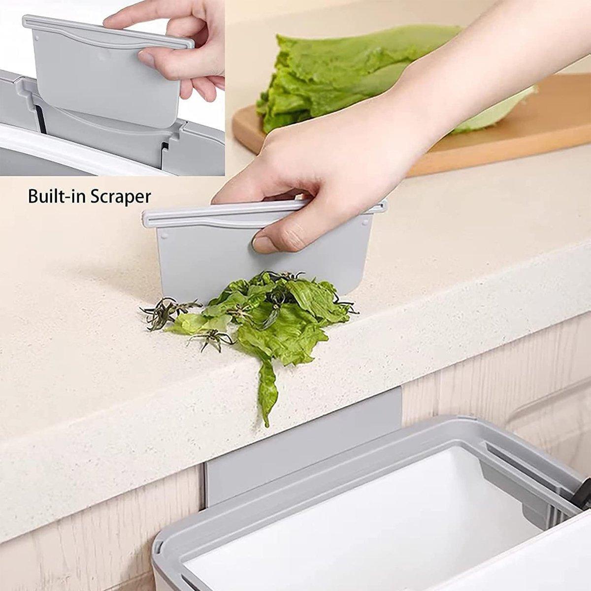 Hanging Waste Bin with Lid for Hotel Kitchens – Product View 5