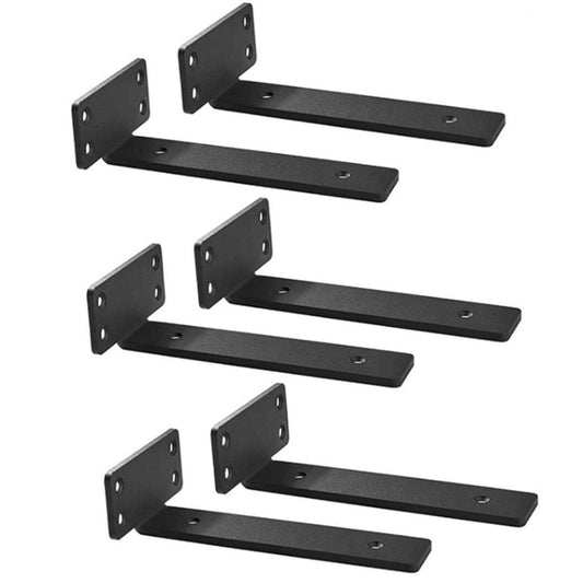 6 Pcs 8 Inch Floating Shelf Support Brackets