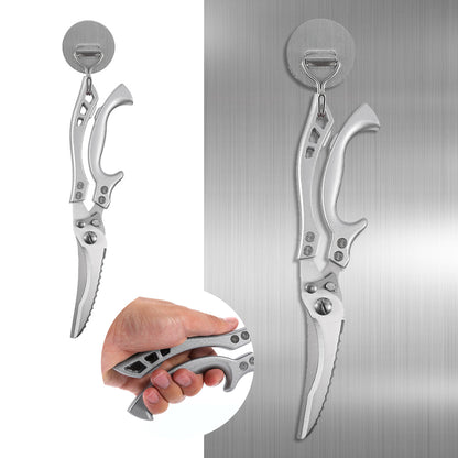 Stainless Steel Kitchen Scissors Multipurpose Sharp Utility Shears with Cover