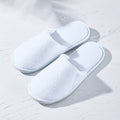 Custom range reference | LANRUI-slippers-white-ribbon | Unbranded supplier image for custom orders; final artwork and specifications to be agreed.