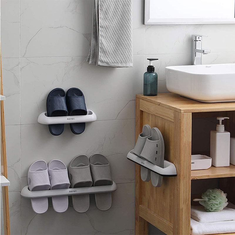 Wall-Mounted Bathroom Slipper Rack in 4 Options – Product View 10
