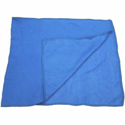 50PCS Blue Microfibre Cloths Car Cleaning Cloth Detailing Towels Washing Duster