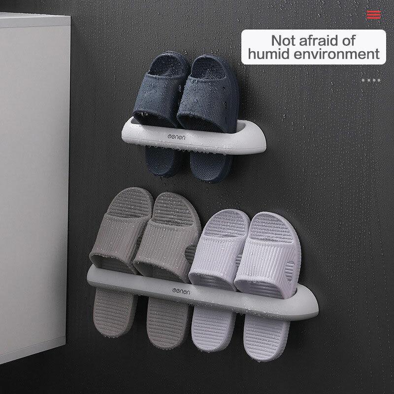 Wall-Mounted Bathroom Slipper Rack in 4 Options – Product View 4