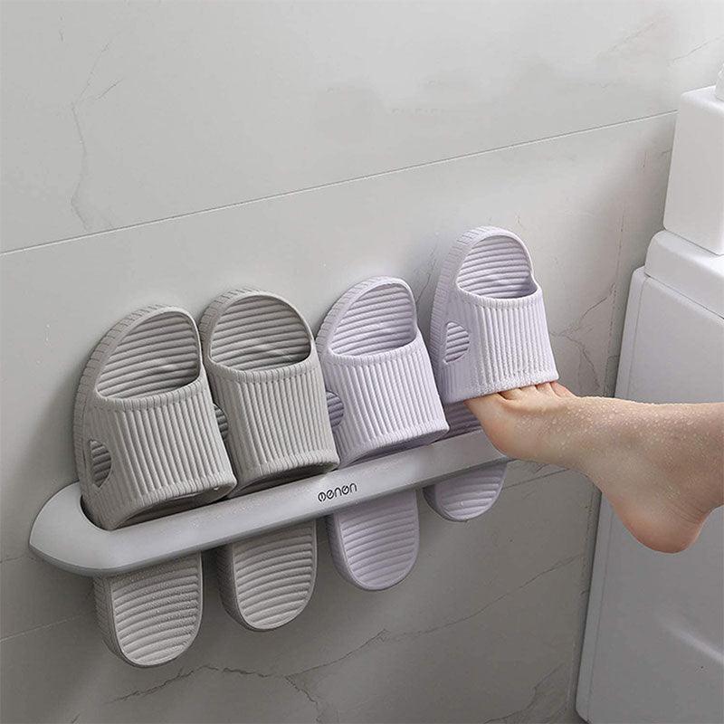 Wall-Mounted Bathroom Slipper Rack in 4 Options – Product View 9
