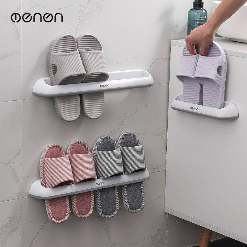 Wall-Mounted Bathroom Slipper Rack in 4 Options – Product View 1