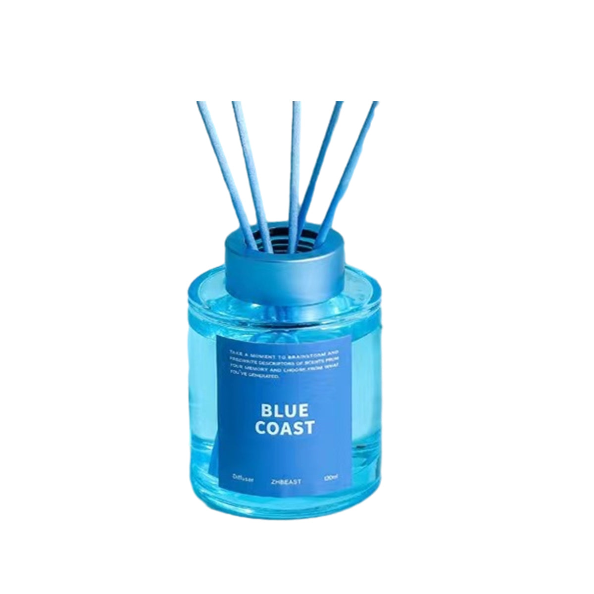 5 Pcs 120ml Scented Reed Diffuser Set Flame-Free Rattan