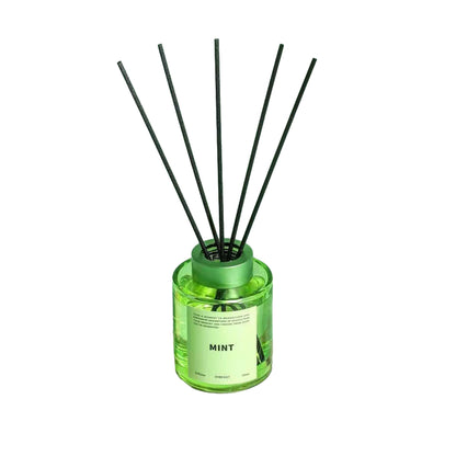 5 Pcs 120ml Scented Reed Diffuser Set Flame-Free Rattan