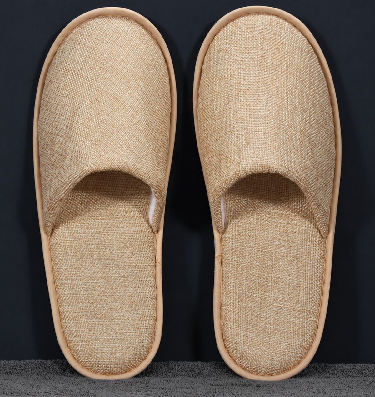 Custom range reference | RIXI-YAMA-slippers-yellow | Unbranded supplier image for custom orders; final artwork and specifications to be agreed.
