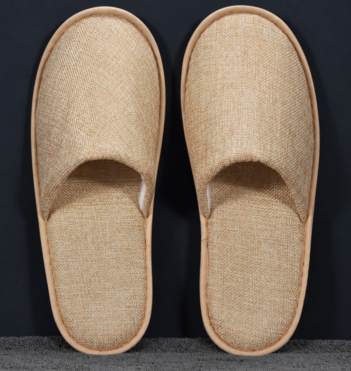 Custom range reference | RIXI-YAMA-slippers-yellow | Unbranded supplier image for custom orders; final artwork and specifications to be agreed.