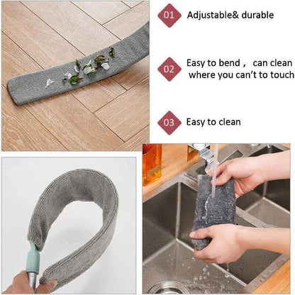 Retractable Gap Dust Cleaner Long Handle Flexible Gap Dust Mops For Sofa Bed AU