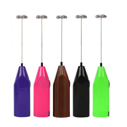 Electric Mini Milk Frother Handheld Whisk Egg Beater for Coffee Kitchen