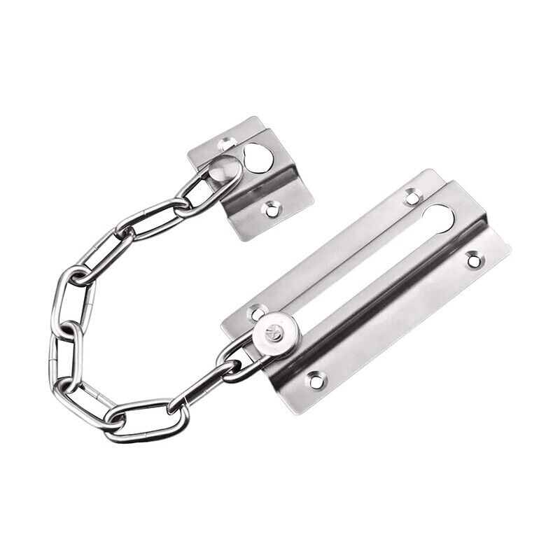 Stainless Steel Security Door Chain Lock Guard Latch Fastener