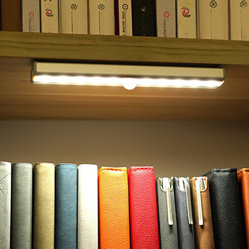 LED Motion Sensor Night Light PIR Cordless Closet Stair Lamp