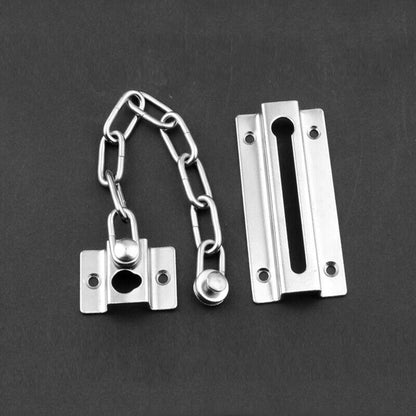 Stainless Steel Security Door Chain Lock Guard Latch Fastener
