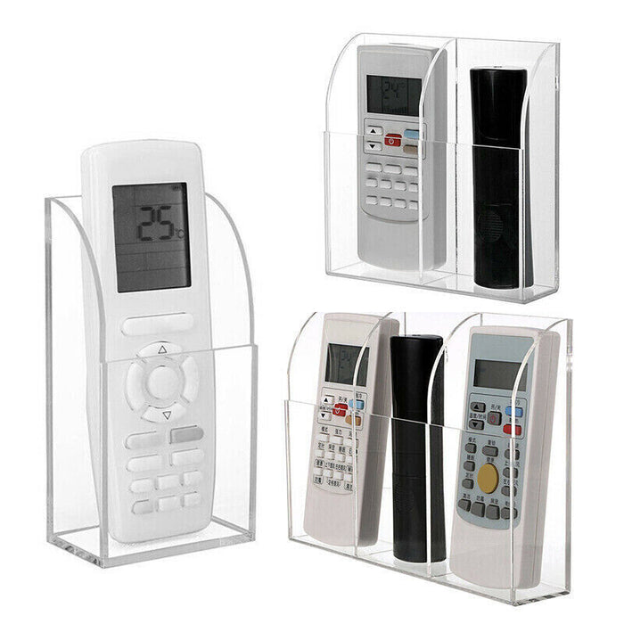 Remote Control Holder with Acrylic Pockets