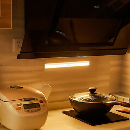 LED Motion Sensor Night Light PIR Cordless Closet Stair Lamp