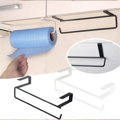 Paper Towel Holder Hanger Rack Under Cabinet Roll Cup Kitchen Shelf Organizer AU