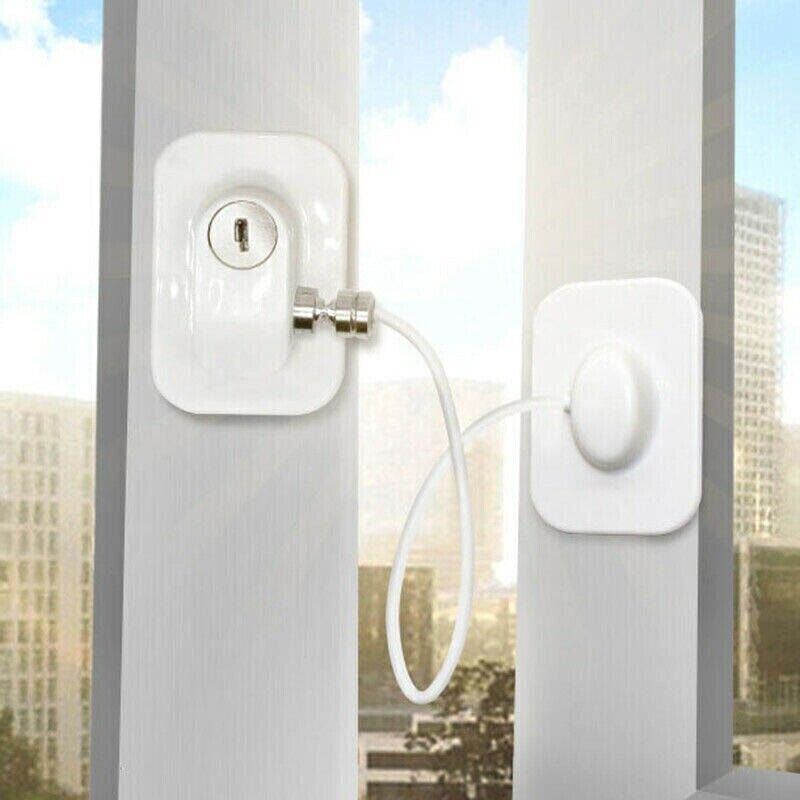 Refrigerator Lock Fridge Cabinet Child Safety Window Door Drawer Latches w/ Keys
