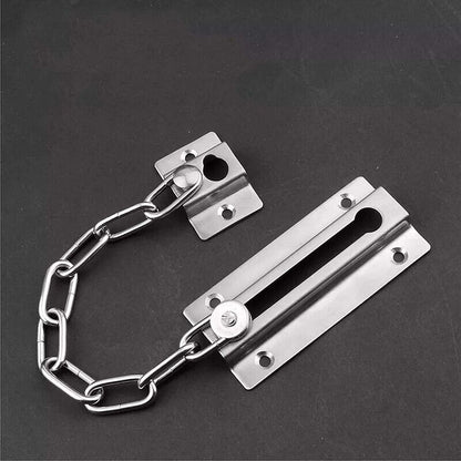 Stainless Steel Security Door Chain Lock Guard Latch Fastener