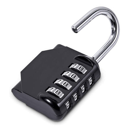 Combination-Lock 4 Digit Outdoor Waterproof Padlock,Gate,Locker,Hasp Number Lock