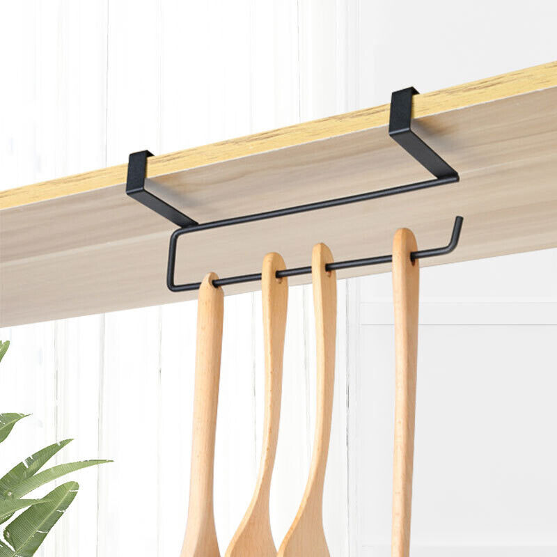 Paper Towel Holder Hanger Rack Under Cabinet Roll Cup Kitchen Shelf Organizer AU