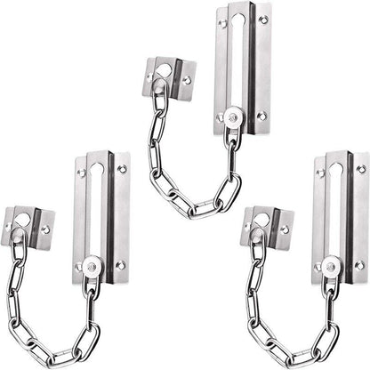 Stainless Steel Security Door Chain Lock Guard Latch Fastener