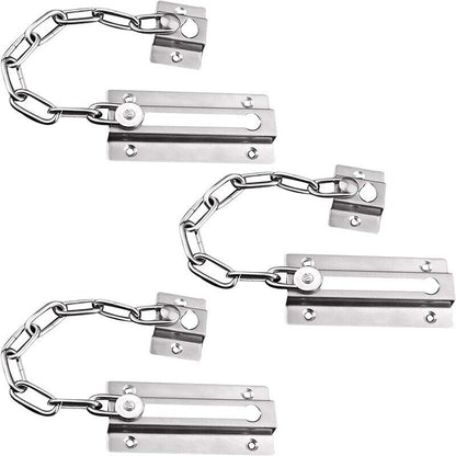 Stainless Steel Security Door Chain Lock Guard Latch Fastener