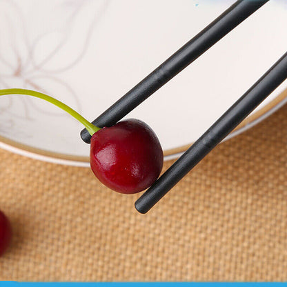10 Pairs Reusable Alloy Chopsticks Dishwasher Safe Non-Slip