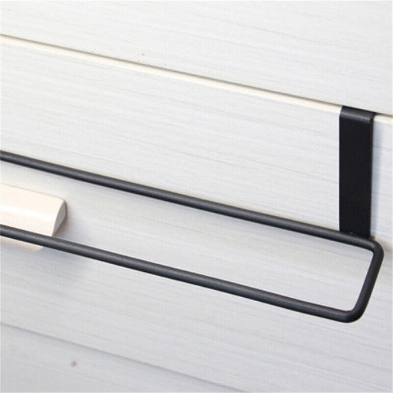 Paper Towel Holder Hanger Rack Under Cabinet Roll Cup Kitchen Shelf Organizer AU