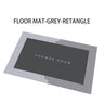 Bathroom Mat with Layered Foam Construction — Grey / Rectangle / 40 × 60 cm